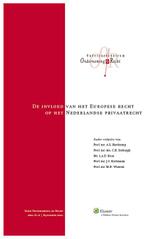De invloed van het Europese recht op het Nederlandse, Boeken, Studieboeken en Cursussen, Nieuw, Verzenden