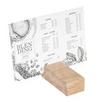 BLOC Cardd - Menukaarthouder Eikenhout 50x120x35 mm, Zakelijke goederen, Horeca | Meubilair en Inrichting, Nieuw in verpakking
