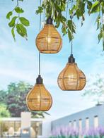Hanglamp Rattan - 15 Lumen - Met Timer (tuinverlichting), Tuin en Terras, Buitenverlichting, Verzenden, Minder dan 50 watt, Nieuw