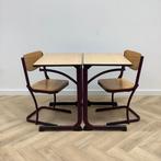 complete schoolset Marko, 10 stoelen + 10 tafels, Beuken -, Huis en Inrichting, Stoelen, Ophalen of Verzenden, Gebruikt, Hout