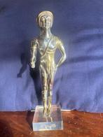 Replica van een oude Etrusker Zilver Statuet van een man van, Antiek en Kunst
