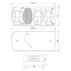 ProPlus Achterlicht aanhanger/caravan - 6 functies - 222..., Ophalen of Verzenden, Nieuw