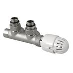 Radiator onderblok 50mm recht Nikkel wit, Ophalen of Verzenden, Nieuw