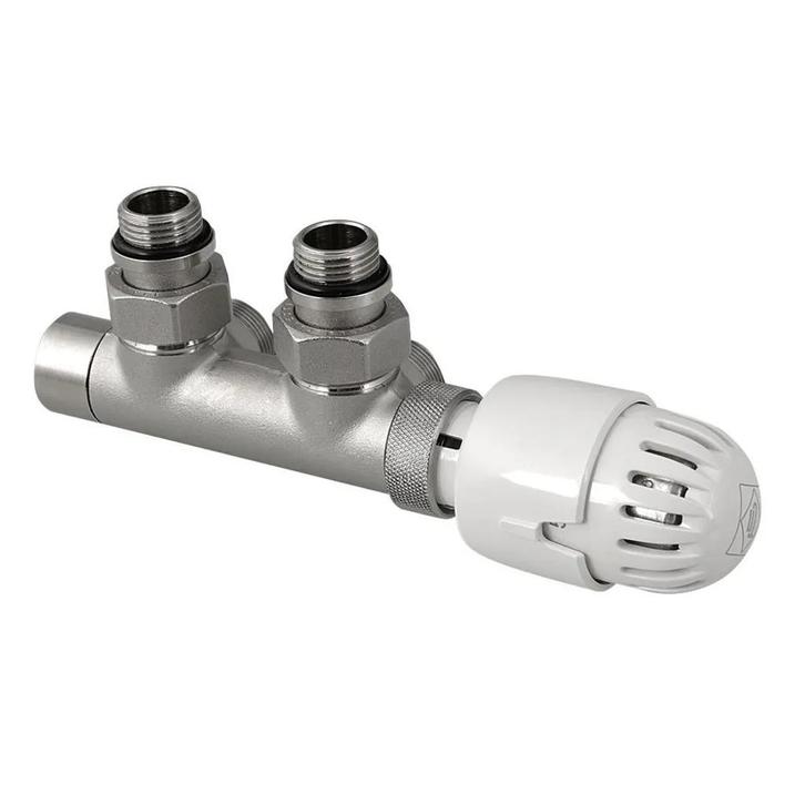 Radiator onderblok 50mm recht Nikkel wit, Doe-het-zelf en Verbouw, Verwarming en Radiatoren, Nieuw, Ophalen of Verzenden