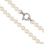 Halsketting - 18 karaat Witgoud - Parel, Nieuw