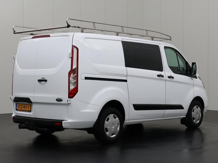 Ford Transit Custom Bestelbus L1 H1 2020 Diesel, Auto's, Ford, Dealer onderhouden, Lease, Zwart, Handgeschakeld, Financial lease