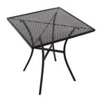 Bistro tafel - Vierkant - Zwart - 70 cm - GG706, Verzenden