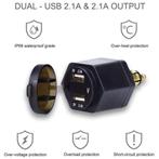 Orbit Electronic® DIN Hella USB lader met voltmeter - 2, Nieuw, Verzenden