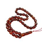 Baltisch amber tesbih gebedskralen rozenkrans, cilinder 11, Verzamelen