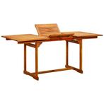 Uitschuifbare Acacia Tuintafel - Retourdeal - OP = OP, Ophalen of Verzenden, Nieuw, Rechthoekig, Hout
