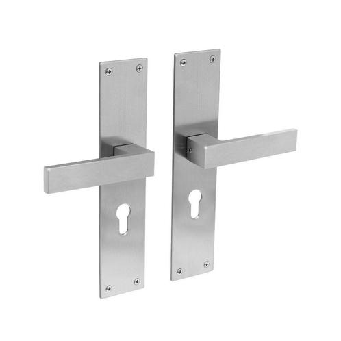 Intersteel Deurkruk Amsterdam op schild profielcilindergat, Doe-het-zelf en Verbouw, Hang- en Sluitwerk, Nieuw, Verzenden