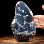 Blauw Grijs Agaat - Vrije vorm van Agata Orca - Hoogte:, Verzamelen, Dierenverzamelingen, Nieuw