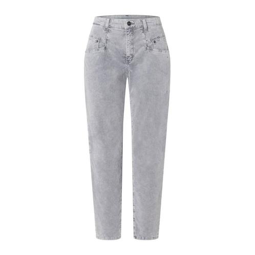 MAC • grijze Rich Carrot velvet jeans • 36, Kleding | Dames, Broeken en Pantalons, Grijs, Nieuw, Maat 36 (S), Verzenden