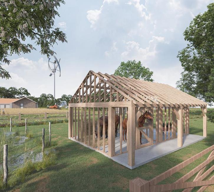 Paardenstal, Rock, Dieren en Toebehoren, Stalling en Weidegang