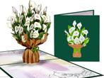 Witte Aronskelk Bloemenkaart | Calla Zantedeschia Bos Blo..., Diversen, Verzenden, Nieuw