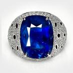 Zonder minimumprijs - Ring - 14 karaat Witgoud, IGI 9,22 ct, Nieuw