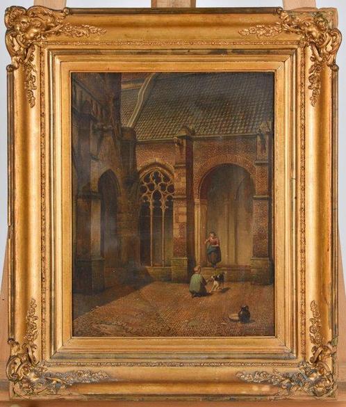 Adrianus Eversen (1818-1897), Toegeschreven aan - Whispers, Antiek en Kunst, Kunst | Schilderijen | Klassiek