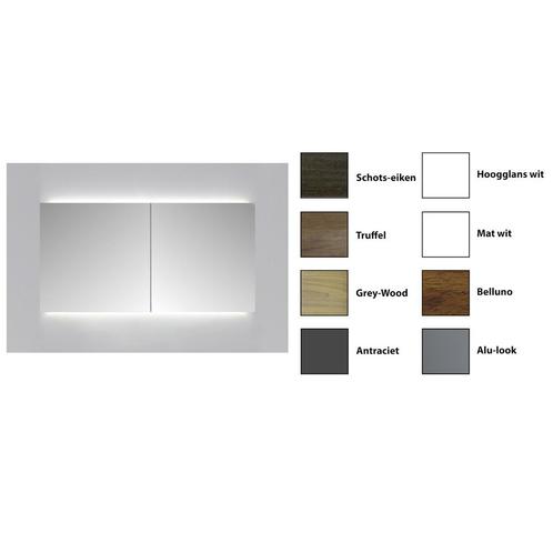 Spiegelkast Sanicare Qlassics Ambiance 90 cm 2 Spiegeldeuren, Doe-het-zelf en Verbouw, Sanitair, Bad, Nieuw, Chroom, Ophalen of Verzenden