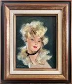 Jean-Gabriel Domergue (1889-1962) - Ariale, Antiek en Kunst, Kunst | Schilderijen | Klassiek