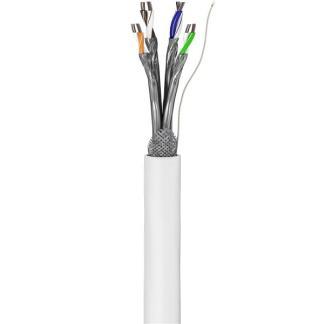 Netwerkkabel | Cat6 S/FTP | 100 meter (Stugge kern), Computers en Software, Pc- en Netwerkkabels, Nieuw, Verzenden