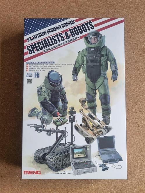 Meng Model HS-003 SPECIALISTS & ROBOTS 1:35, Hobby en Vrije tijd, Modelbouw | Figuren en Diorama's, Verzenden
