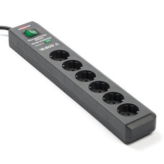 Stekkerdoos 6-voudig | Brennenstuhl | 2 meter, Doe-het-zelf en Verbouw, Elektra en Kabels, Nieuw, Verzenden