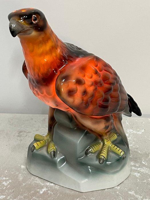 WKC - Bureaulamp - Porselein - Lampje/Ozonlamp Roofvogel, Antiek en Kunst, Curiosa en Brocante
