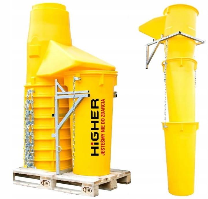 Stortkoker - met draagconstructie - 2m - 3-delig - Ø 60-4.., Doe-het-zelf en Verbouw, Overige Doe-het-zelf en Verbouw, Nieuw, Ophalen of Verzenden