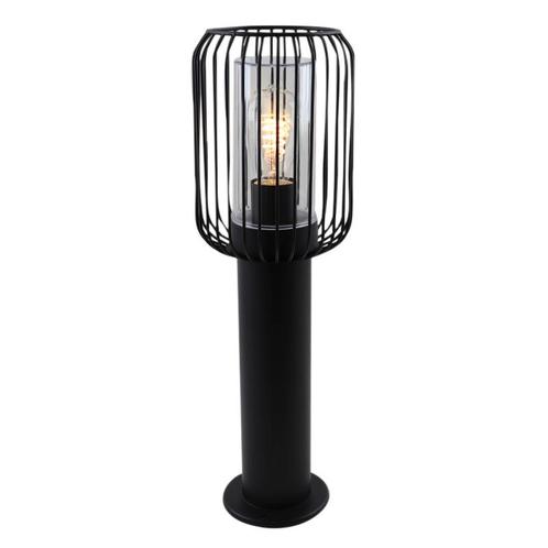 Moderne buitenlamp zwart, Enya, IP44, Tuin en Terras, Buitenverlichting, Staande lamp, Nieuw, Overige materialen, Ophalen of Verzenden