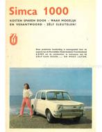 SIMCA 1000, KOSTEN BESPAREN DOOR - WAAR MOGELIJK EN, Boeken, Nieuw, Author