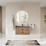 Badkamerspiegel met LED Verlichting en Verwarming 100cm -, Huis en Inrichting, Woonaccessoires | Spiegels, Ophalen of Verzenden