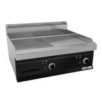 GGM Gastro | Elektrische bakplaat - 7,1 kW - Glad & Gegroefd, Verzenden, Nieuw