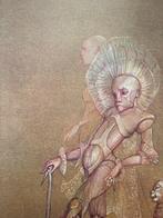 Leonor Fini (1907-1996) - Sans titre (figure et chien