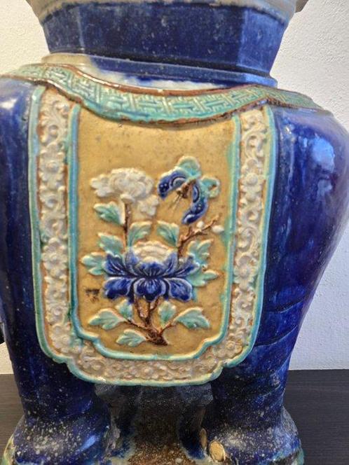 200 jaar, geglazuurde olifant kruk keramiek - Keramiek -, Antiek en Kunst, Antiek | Overige Antiek