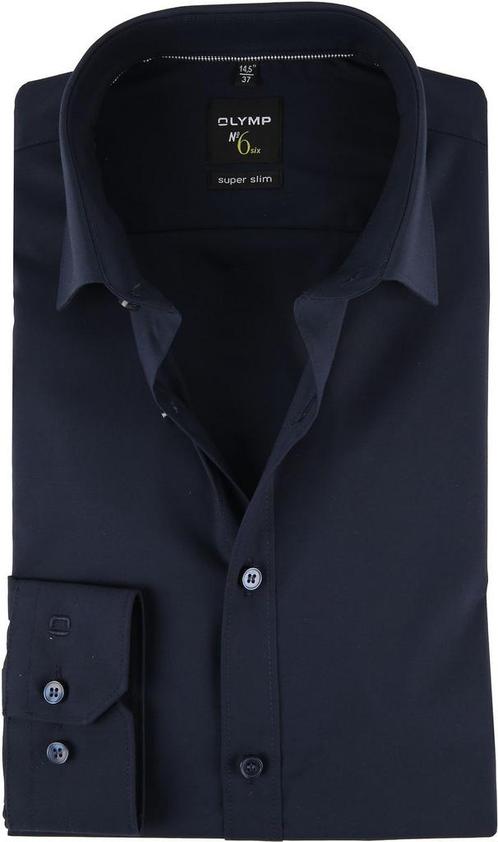 OLYMP Overhemd N0.6 Navy maat 45 Heren, Kleding | Heren, Overhemden, Blauw, Nieuw, Verzenden