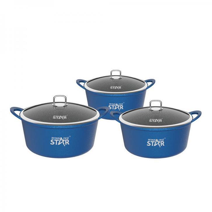 3-delige Gietaluminium Anti-aanbak Soeppannenset, Huis en Inrichting, Keuken | Keukenbenodigdheden, Nieuw, Ophalen of Verzenden