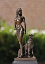 Beeld, cleopatra - 26 cm - Brons