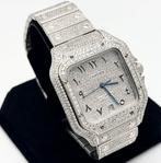 Cartier - Santos Diamonds Iced Out ARAB Dial Custom - 4072 -, Nieuw