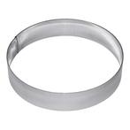 Taartring | RVS | Ø220x45(h)mm EMGA, Verzenden, Nieuw in verpakking