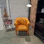 Chesterfield Club Chair Gouden Eik - The Chesterfield Brand, Huis en Inrichting, Ophalen of Verzenden, Nieuw, Leer, Chesterfield