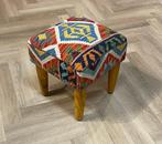 Kelim poef - handgeweven kelim - ongebruikt - wol -, Nieuw