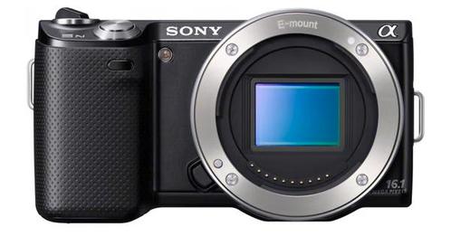 Sony NEX-5N Systeemcamera Body - Zwart, Audio, Tv en Foto, Fotocamera's Digitaal, Zo goed als nieuw, Verzenden