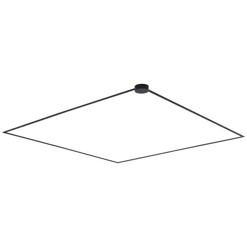 Modern railsysteem zwart 1-fase 800 cm met ronde voeding -, Huis en Inrichting, Lampen | Spots, Nieuw, Metaal of Aluminium
