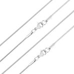 Fako Bijoux® - Ketting - Slang Schakel - Snake Chain - RVS -, Sieraden, Tassen en Uiterlijk, Kettingen, Verzenden, Nieuw