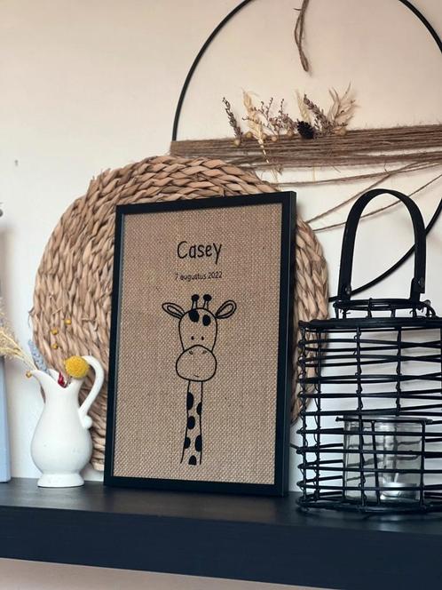 Geboortelijst Gina Giraf (Geboortelijstjes), Kinderen en Baby's, Kraamcadeaus en Geboorteborden, Nieuw, Ophalen of Verzenden