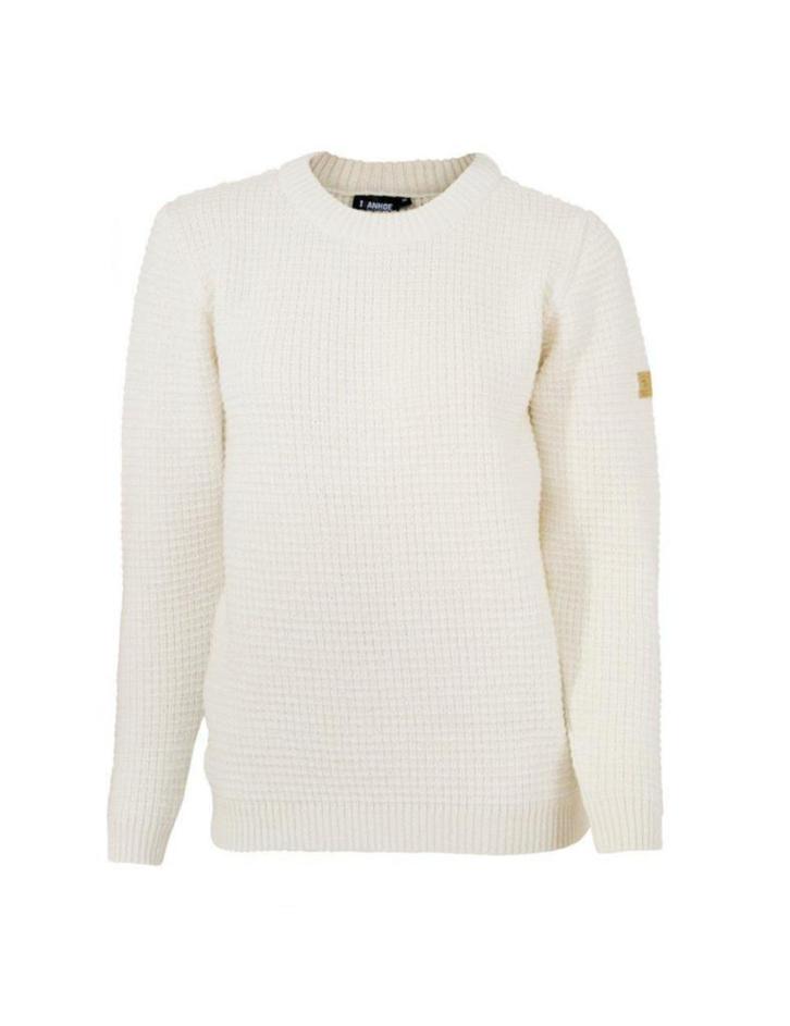 Ivanhoe trui NLS Petal Natural White ronde hals - 100% zu..., Kleding | Dames, Truien en Vesten, Wit, Nieuw, Verzenden