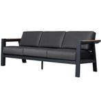 Showroommodel Victoria 3-zitsbank antraciet teak aluminium, Tuin en Terras, Tuinsets en Loungesets, Ophalen of Verzenden, Nieuw