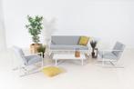 Flow. Lush stoel-sofa set lead chiné |, Ophalen of Verzenden, Nieuw