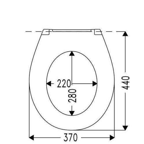 Toiletzitting Cedo Palm Beach Softclose Pergamon, Doe-het-zelf en Verbouw, Sanitair, Ophalen of Verzenden