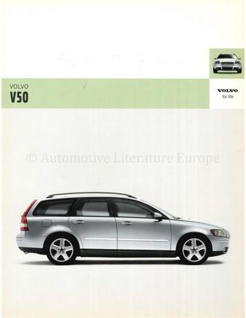 2004 VOLVO V50 BROCHURE ENGELS beschikbaar voor biedingen
